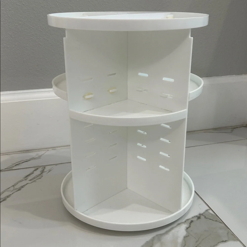 White Rotating Storage Organizer